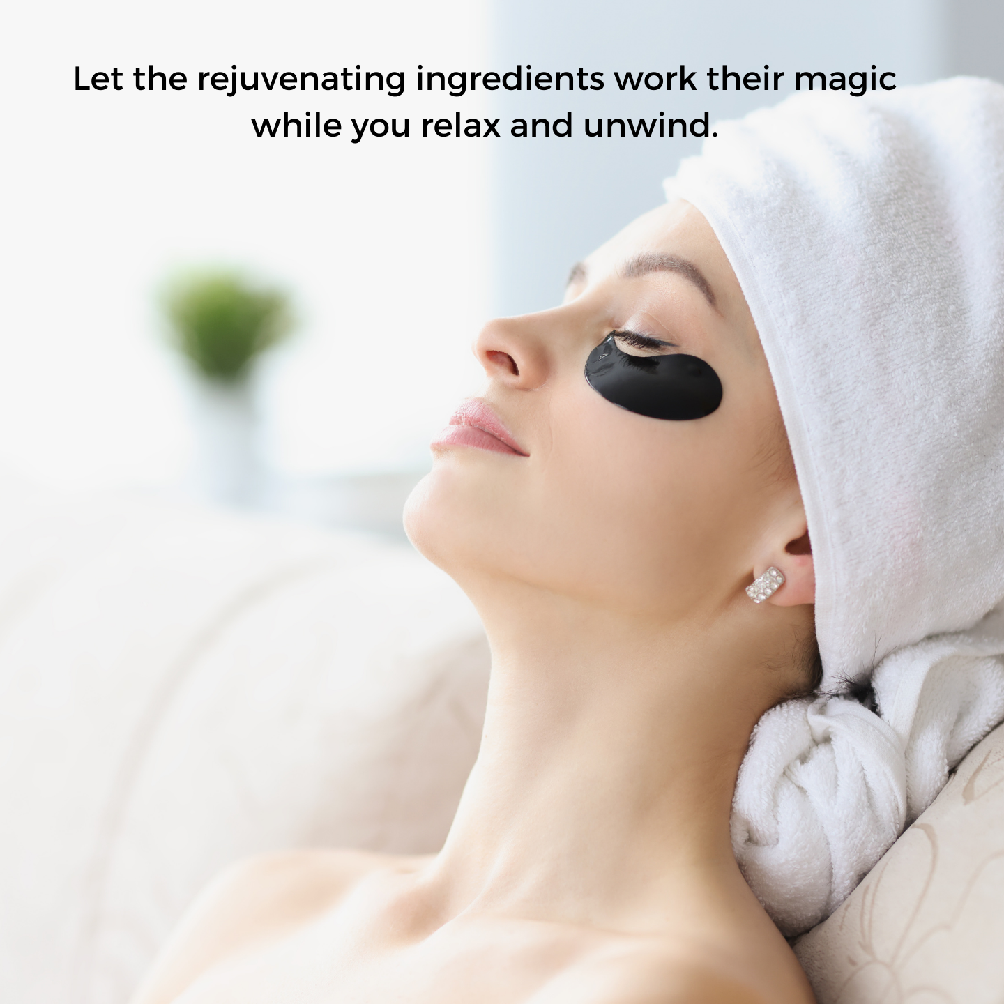 Bamboo Charcoal Crystal Moisturing Collagen Eye Patch - 5 pairs