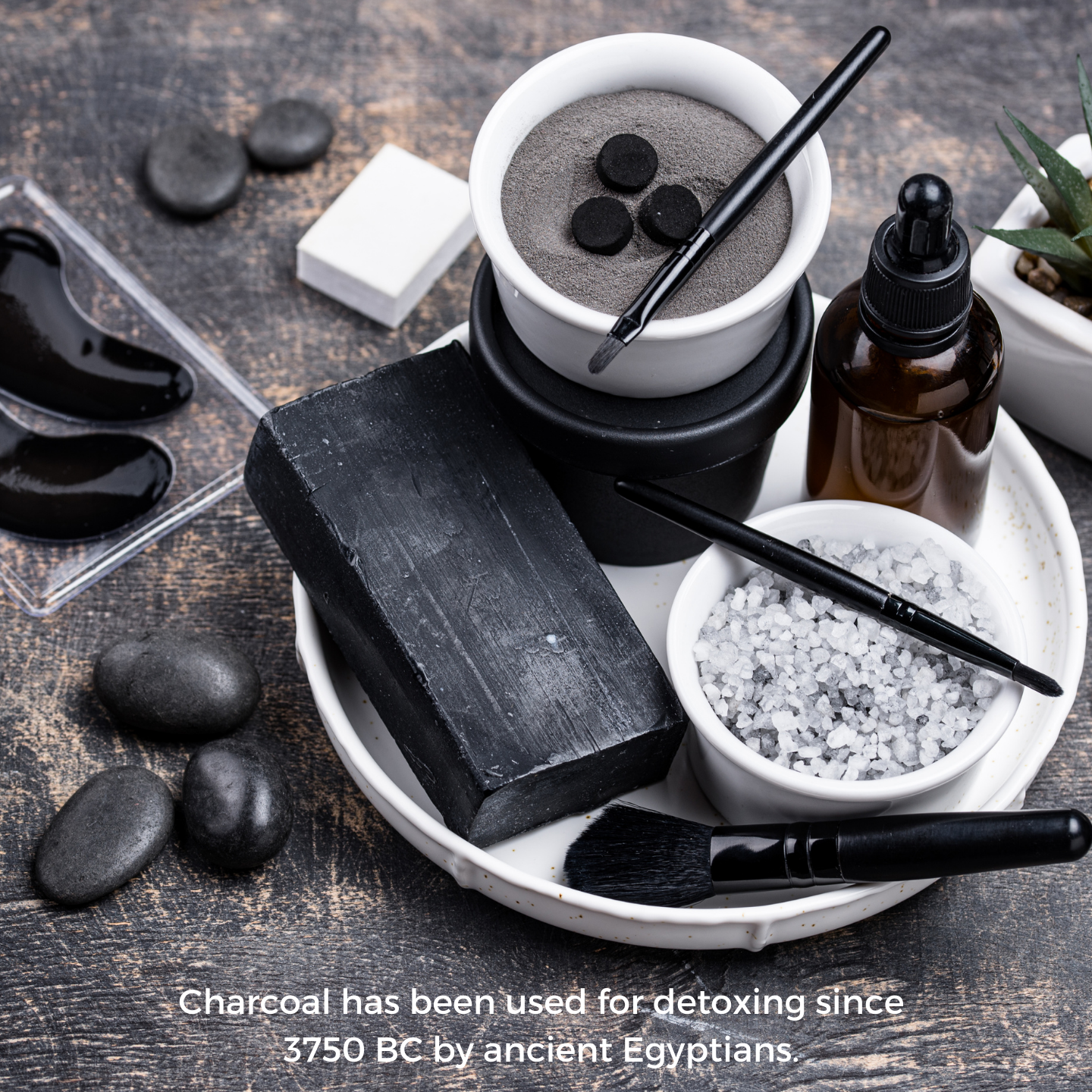 Bamboo Charcoal Crystal Moisturing Collagen Eye Patch - 5 pairs