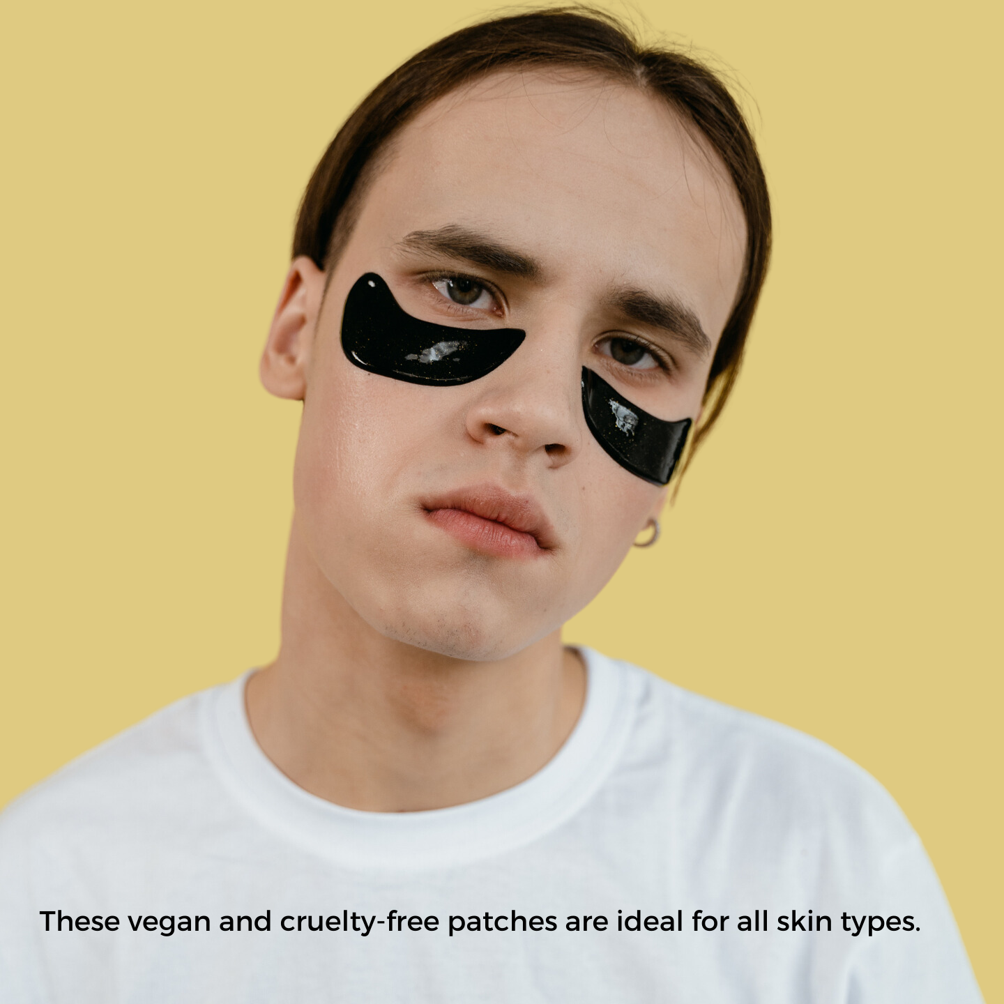 Bamboo Charcoal Crystal Moisturing Collagen Eye Patch - 5 pairs